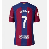 Barcelona Ferran Torres #7 Kotipaita Naiset 2023-24 Lyhythihainen